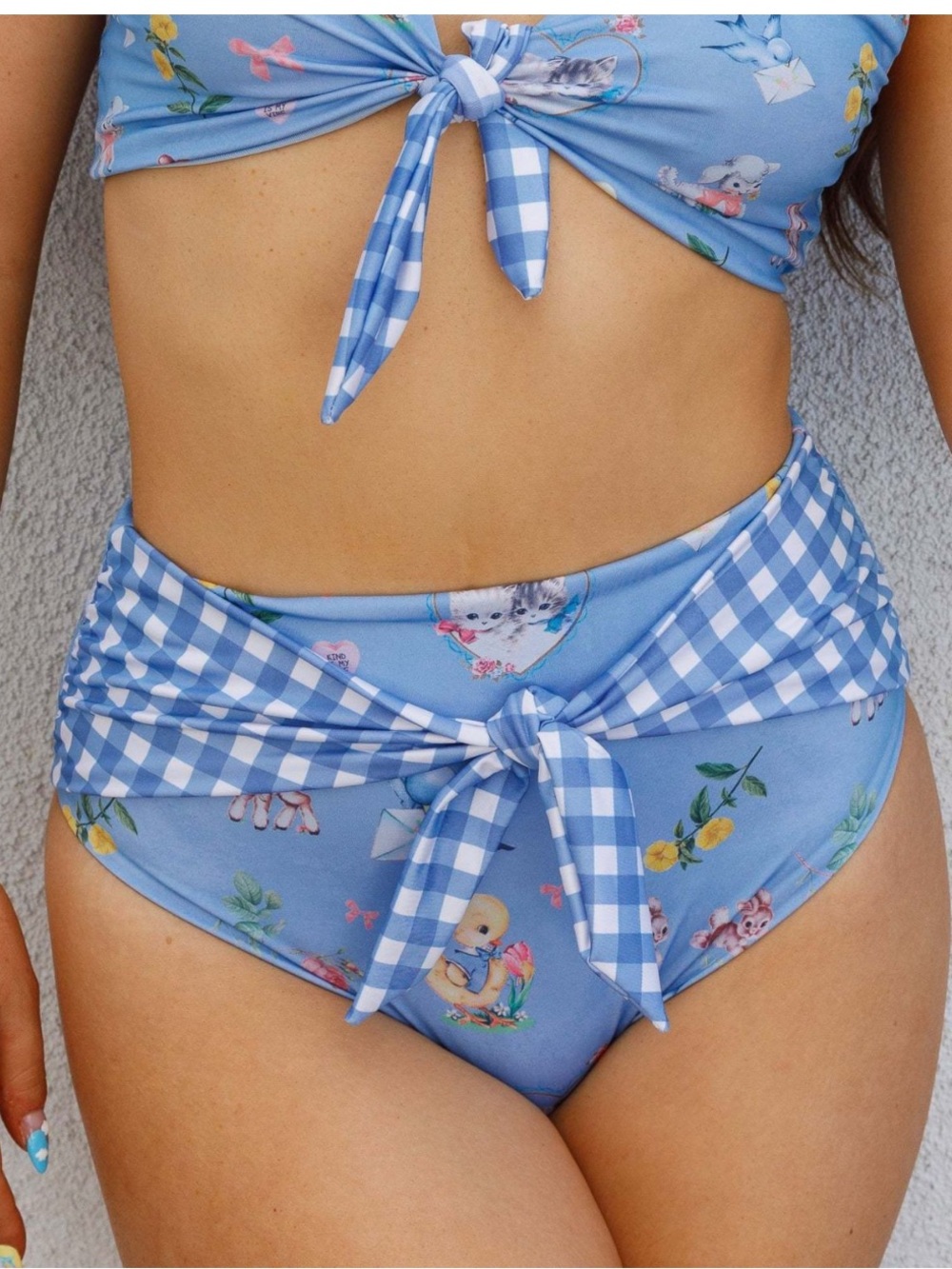 Kitty & Vibe x Zoe Coletti Adjustable Underwire Top & High Hip Bottoms - Picture 2 of 2